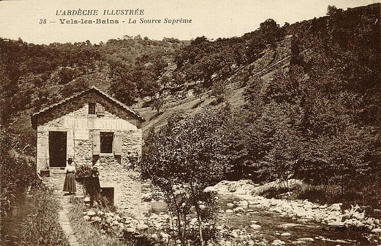 L'ARDECHE ILLUSTREE / 38 - VALS-LES-BAINS - LA SOURCE SUPREME_0