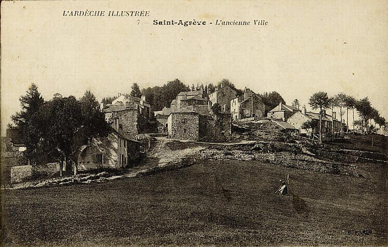 L'ARDECHE ILLUSTREE / 7 - SAINT-AGREVE - L'ANCIENNE VILLE_0