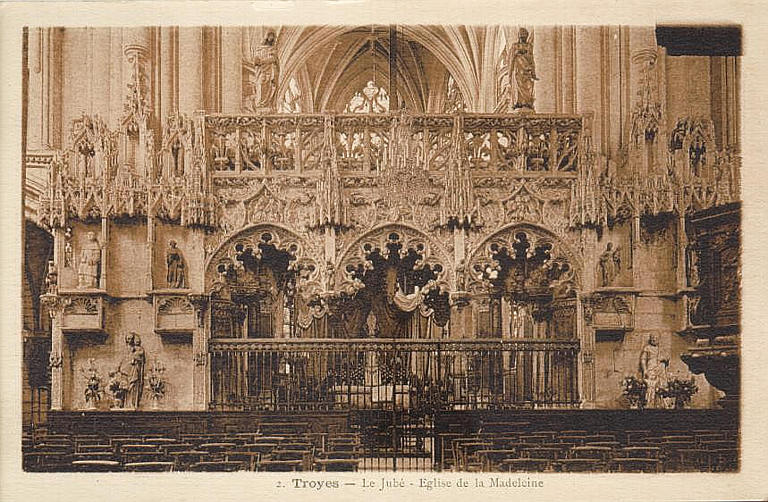 2. Troyes - Le Jubé - Eglise de la Madeleine_0