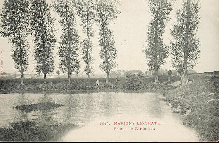1844. MARIGNY-LE-CHATEL / Source de l'Ardusson_0