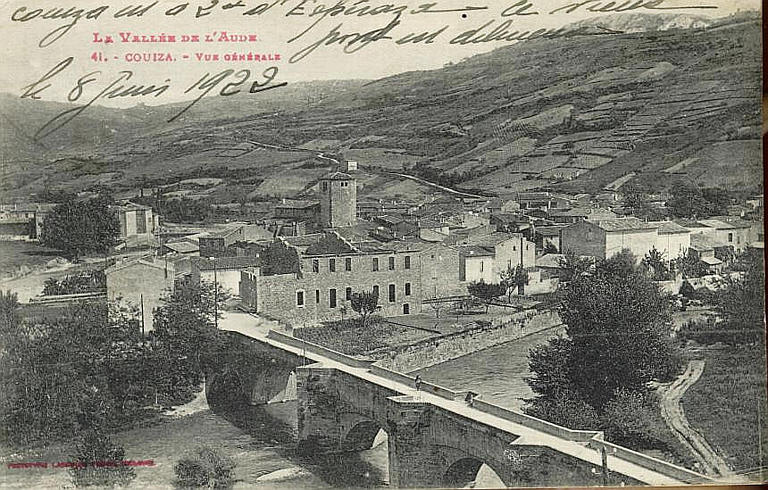 LA VALLEE DE L'AUDE / 41. - COUIZA. - VUE GENERALE (caractères rouges)_0