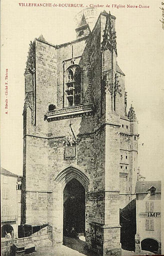 VILLEFRANCHE-DE-ROUERGUE - CLOCHER DE L'EGLISE NOTRE DAME_0