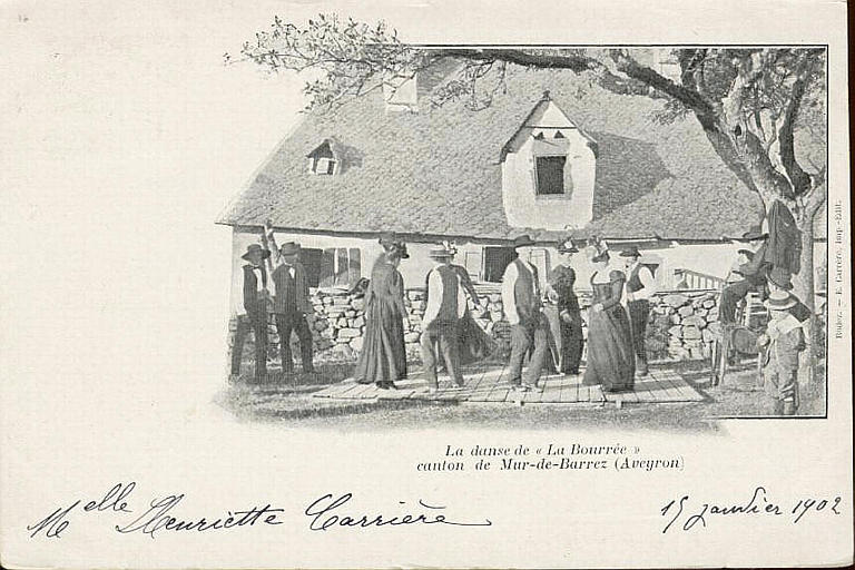 LA DANSE DE LA BOURREE - CANTON DE MUR-DE-BARREZ (AVEYRON)_0