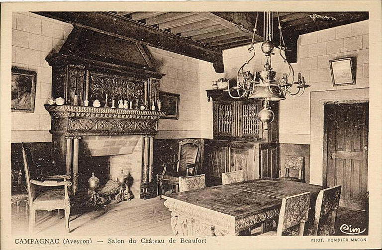 CAMPAGNAC (Aveyron) - Salon du Château de Beaufort_0