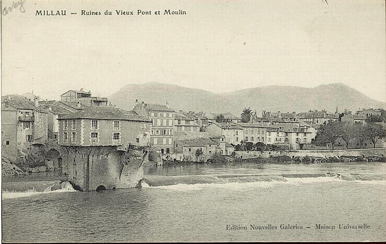MILLAU - Ruines du Vieux Pont et Moulin_0