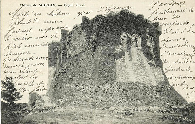 Château de MUROLS. - Façade Ouest_0
