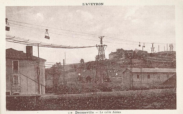 L'AVEYRON / 512 DECAZEVILLE - LE CABLE AERIEN_0