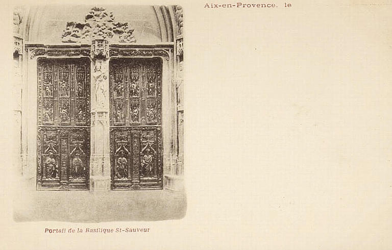 AIX-EN-PROVENCE - PORTAIL DE LA BASILIQUE ST SAUVEUR_0