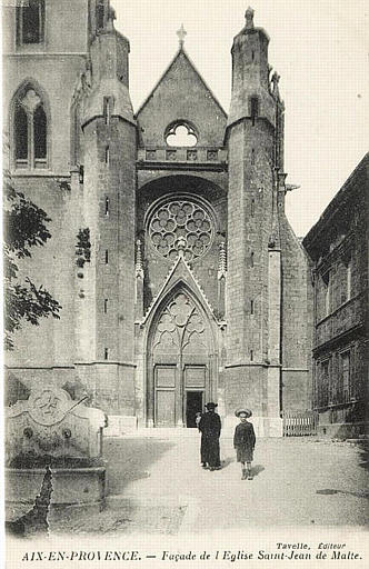 AIX-EN-PROVENCE - FACADE DE L'EGLISE SAINT-JEAN DE MALTE_0
