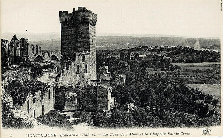 3 MONTMAJOUR. - LA TOUR DE L'ABBE, CHAPELLE STE CROIX_0