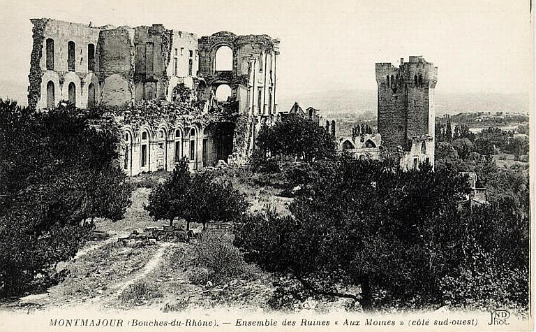 MONTMAJOUR - ENSEMBLE DES RUINES 'AUX MOINES' (COTE SUD-OUEST)_0