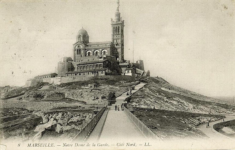 8 MARSEILLE - NOTRE DAME DE LA GARDE. - COTE NORD_0