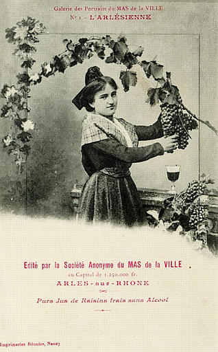 Galerie de Portraits du MAS de la VILLE / N° 1 L'ARLESIENNE_0