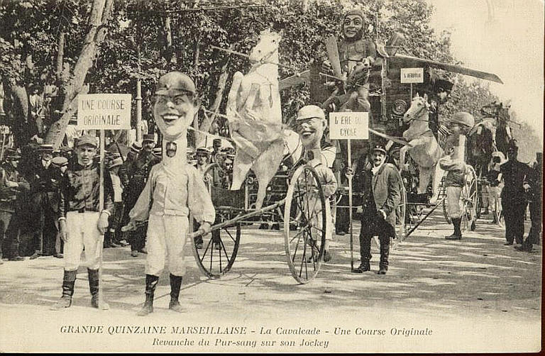 GRANDE QUINZAINE MARSEILLAISE - LA CAVALCADE - UNE COURSE ORIGINALE - REVANCHE DU PUR-SANG SUR SON JOCKEY_0