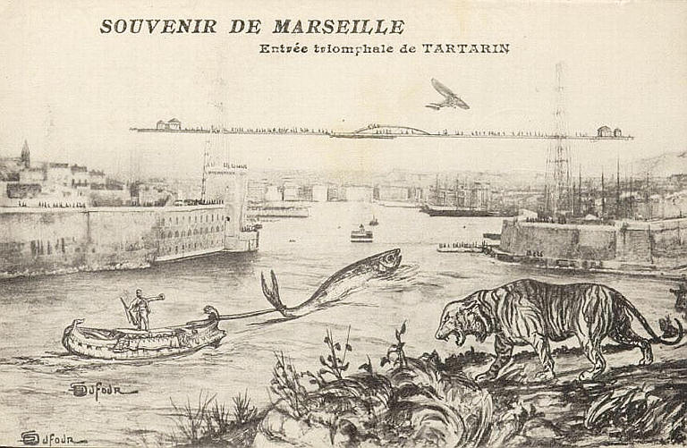 SOUVENIR DE MARSEILLE - ENTREE TRIOMPHALE DE TARTARIN_0