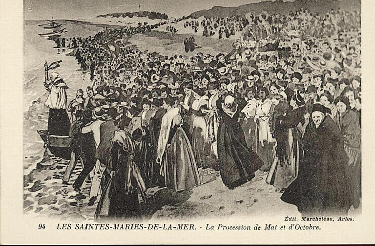 94 SAINTES-MARIES-DE-LA-MER - LA PROCESSION DE MAI ET D'OCTOBRE_0