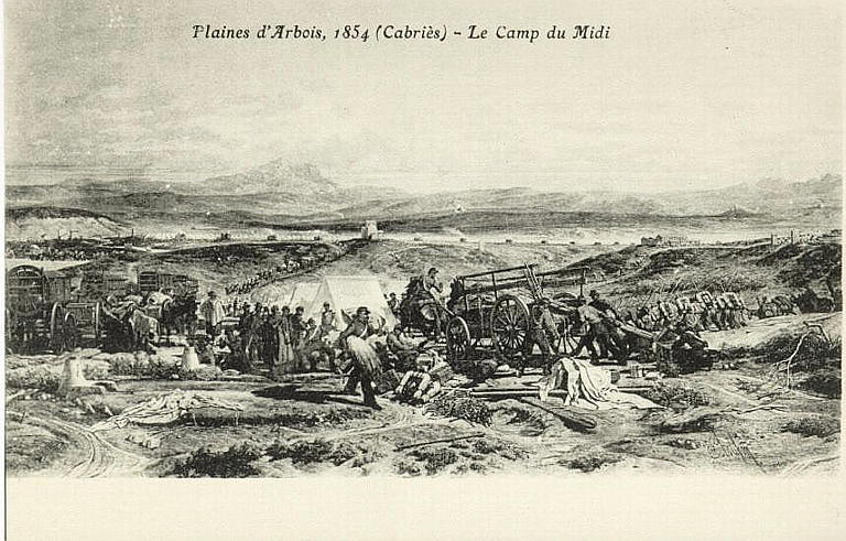 PLAINES D'ARBOIS, 1854 (CABRIES ) - LE CAMP DU MIDI_0