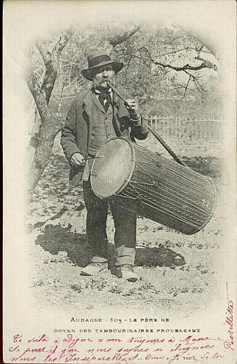 AUBAGNE 603 - LE PERE NE - DOYEN DES TAMBOURINAIRES PROVENCAUX_0