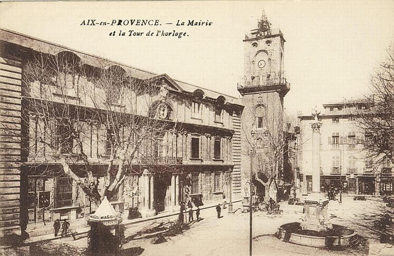 AIX-en-PROVENCE. - La Mairie / et la Tour de l'horloge_0