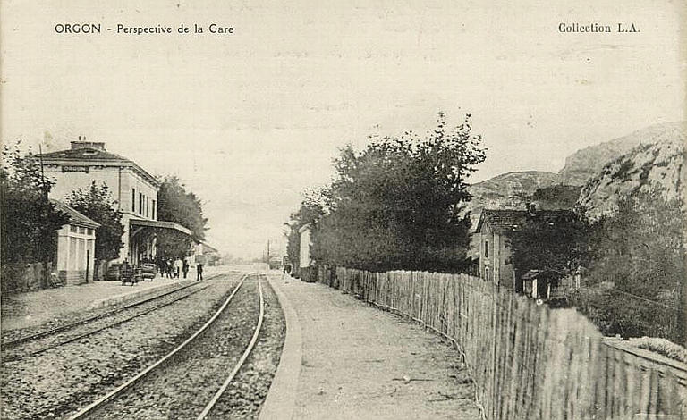 ORGON - PERSPECTIVE DE LA GARE_0