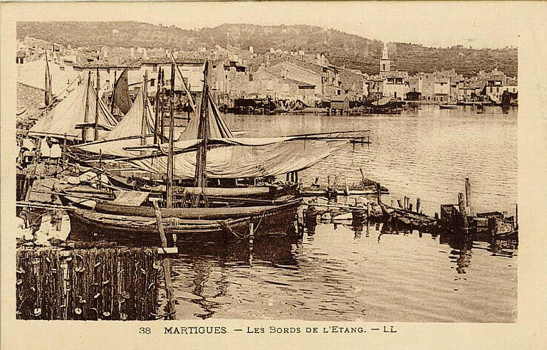 38 MARTIGUES. - LES BORDS DE L'ETANG._0