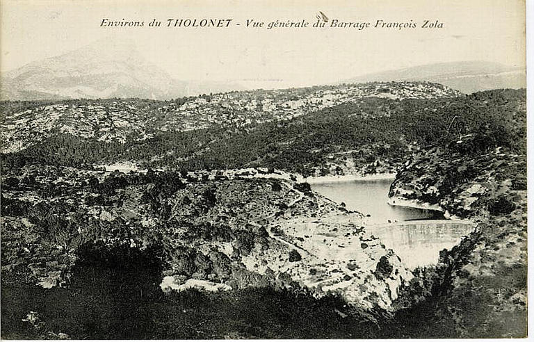 Environs du THOLONET - Vue générale du Barrage François Zola_0