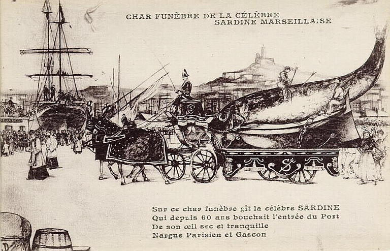CHAR FUNEBRE DE LA CELEBRE / SARDINE MARSEILLAISE_0