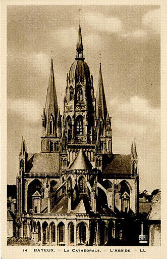 14 BAYEUX - LA CATHEDRALE - L'ABSIDE_0
