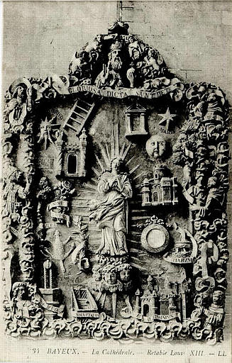 BAYEUX - LA CATHEDRALE - RETABLE LOUIS XIII_0