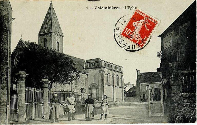 1 COLOMBIERES - L'EGLISE_0