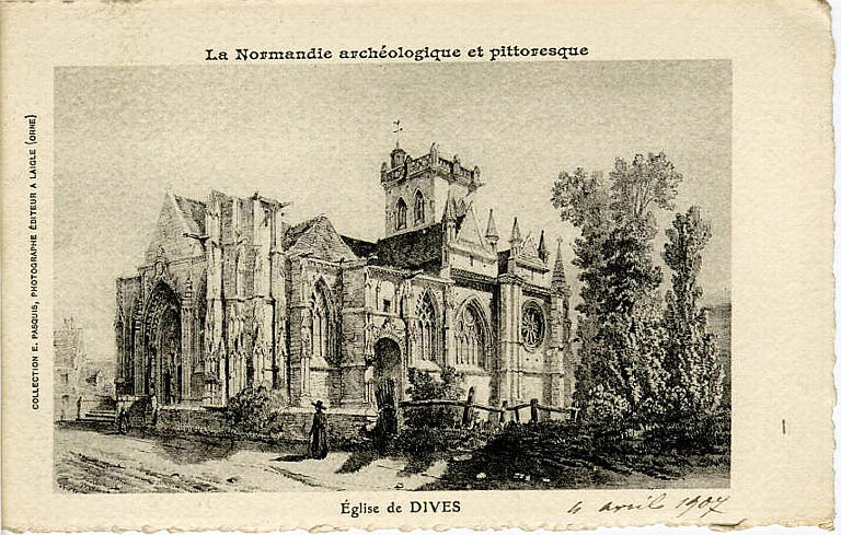 LA NORMANDIE ARCHEOLOGIQUE ET PITTORESQUE - EGLISE DE DIVES_0