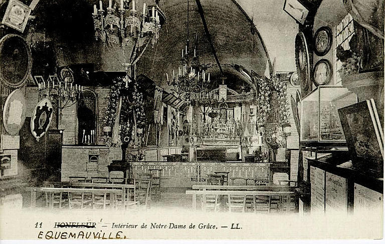 11 HONFLEUR - INTERIEUR DE NOTRE-DAME DE GRACE_0