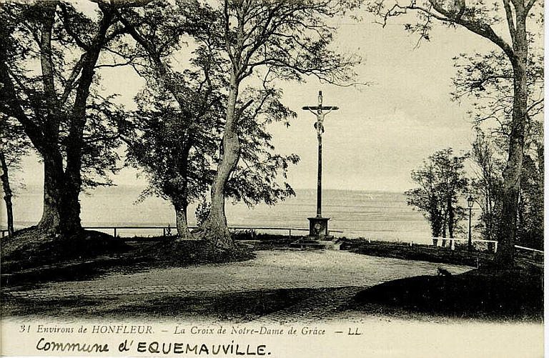 31 ENVIRONS DE HONFLEUR - LA CROIX DE NOTRE-DAME DE GRACE_0