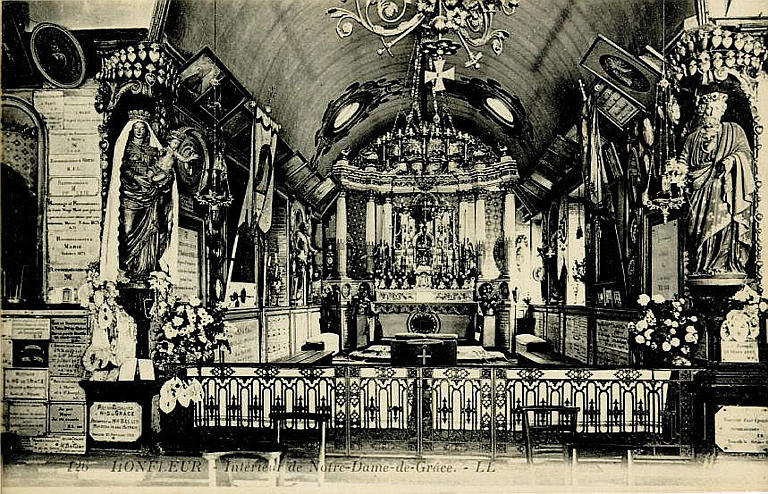 126 HONFLEUR - INTERIEUR DE NOTRE-DAME-DE-GRACE_0