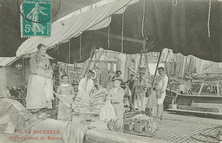 272 LA ROCHELLE - DECHARGEMENT DE MORUES_0