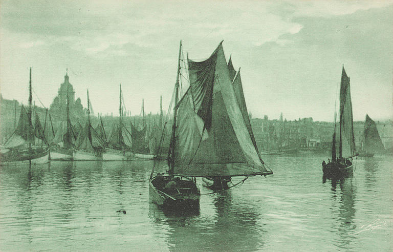 LA ROCHELLE - LE PORT AU CREPUSCULE_0