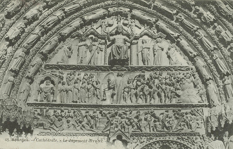 48 BOURGES. - CATHEDRALE.- LE JUGEMENT DERNIER_0