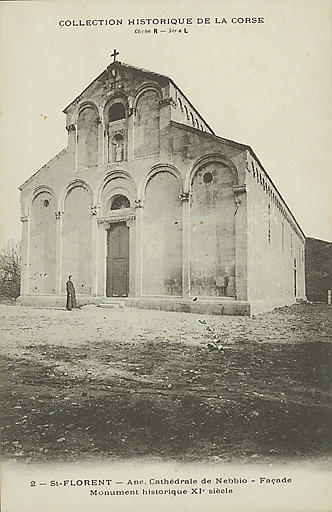 ANCIENNE CATHEDRALE DE NEBBIO - FACADE XIe SIECLE_0