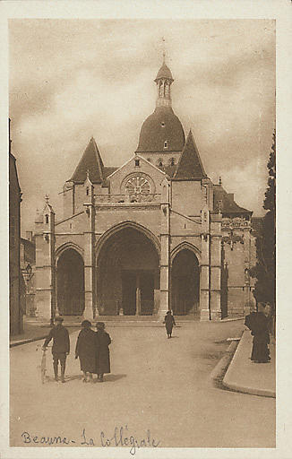 BEAUNE - COLLEGIALE NOTRE-DAME. FAÇADE_0