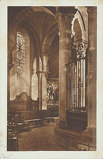 BEAUNE - COLLEGIALE NOTRE-DAME, VUE INTERIEURE, L'ABSIDE_0