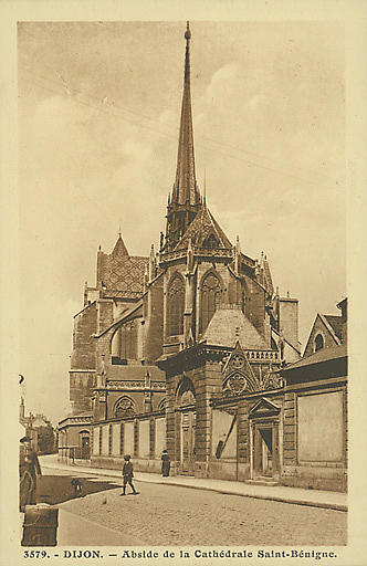 3579. DIJON. ABSIDE DE LA CATHEDRALE SAINT-BENIGNE_0