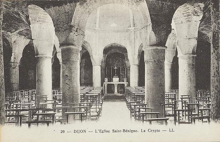 20 - DIJON - L'EGLISE SAINT-BENIGNE. LA CRYPTE_0