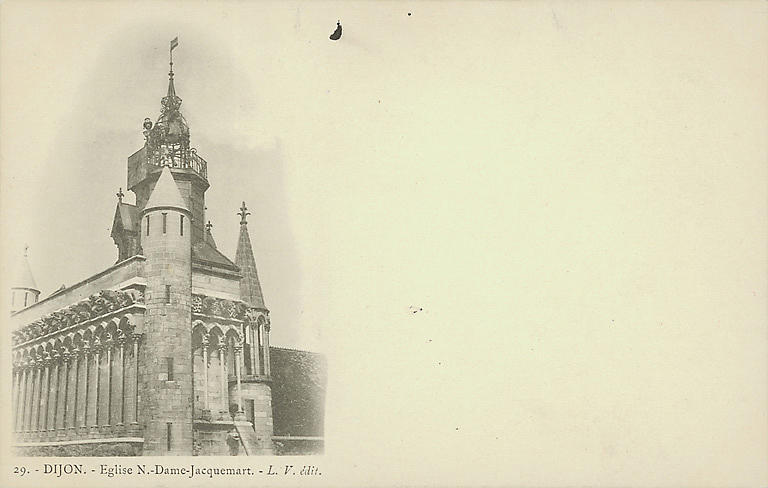 29. - DIJON. - EGLISE N.-DAME-JACQUEMART_0