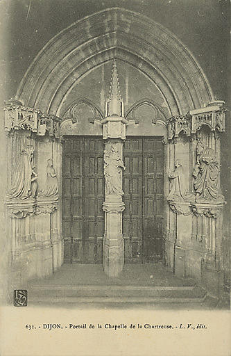 631. - DIJON. - PORTAIL DE LA CHAPELLE DE LA CHARTREUSE_0