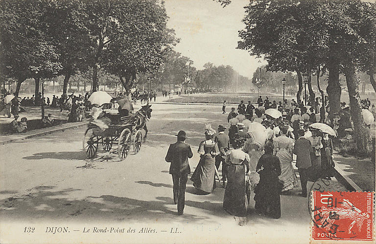 132 DIJON. -  LE ROND-POINT DES ALLEES_0