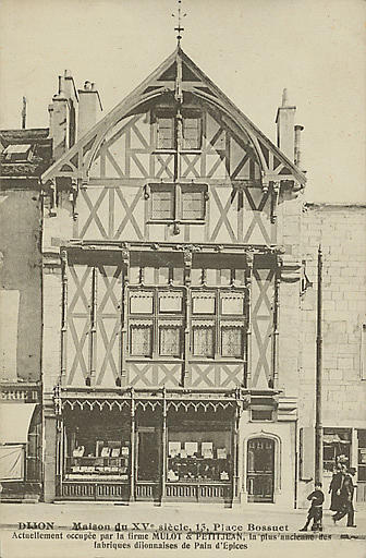 DIJON - MAISON DU XVE SIECLE, 13 PLACE BOSSUET_0