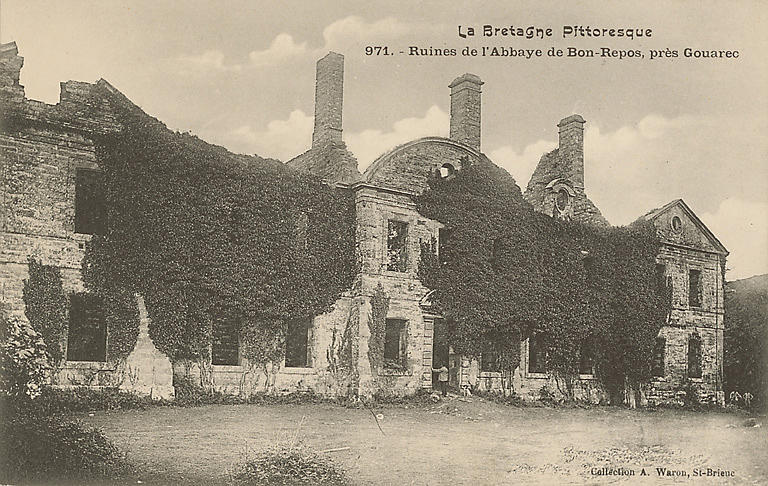 RUINES DE L'ABBAYE DE BON-REPOS, PRES GOUAREC_0