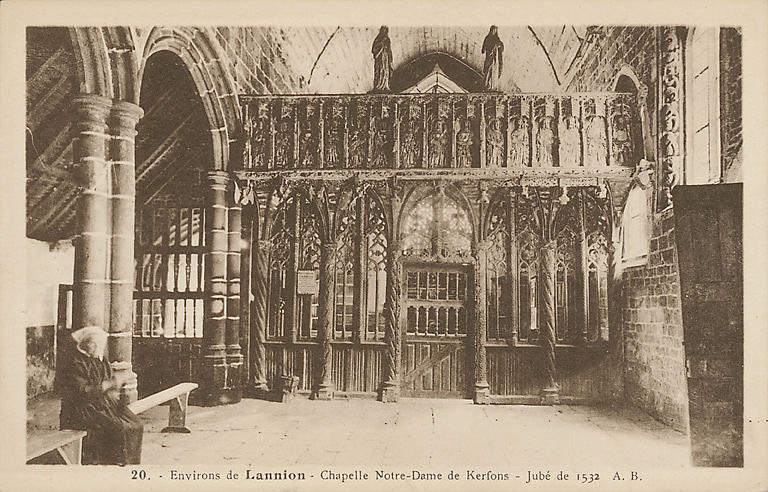 CHAPELLE NOTRE-DAME DE KERFONS - JUBE DE 1532_0