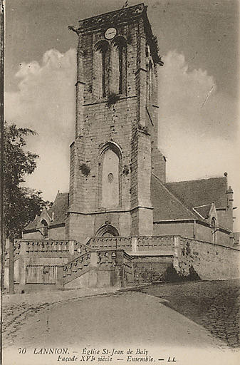 EGLISE SAINT-JEAN DE BALY. FACADE XVIeSIECLE. ENSEMBLE_0