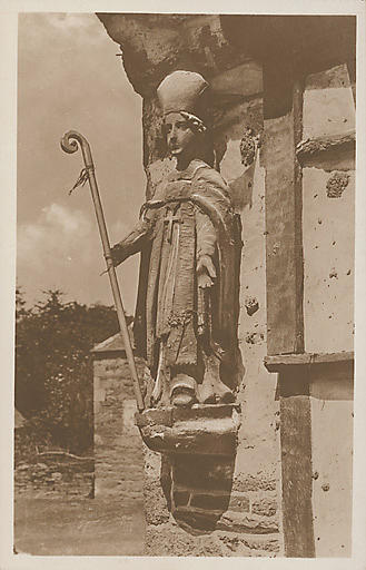 RUE KERAMPONT. STATUE DE SAINT DIVY (XVe SIECLE)_0